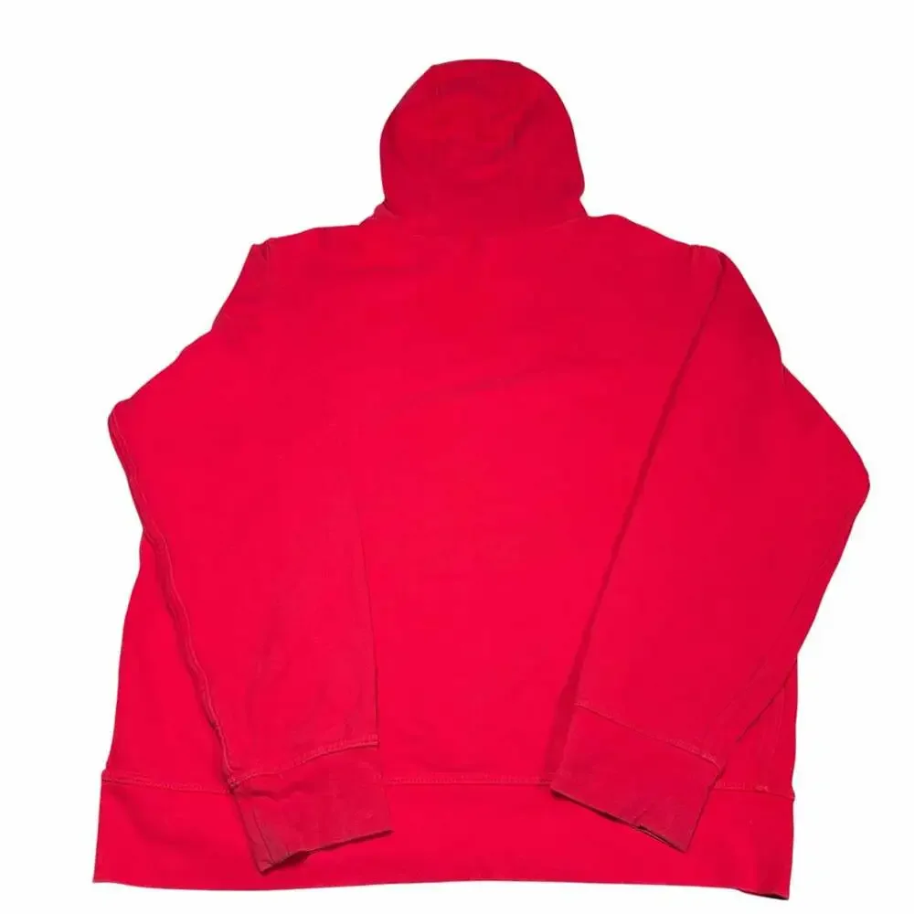 The North Face Mens Red Half Dome Logo Pullover Hoodie Size L